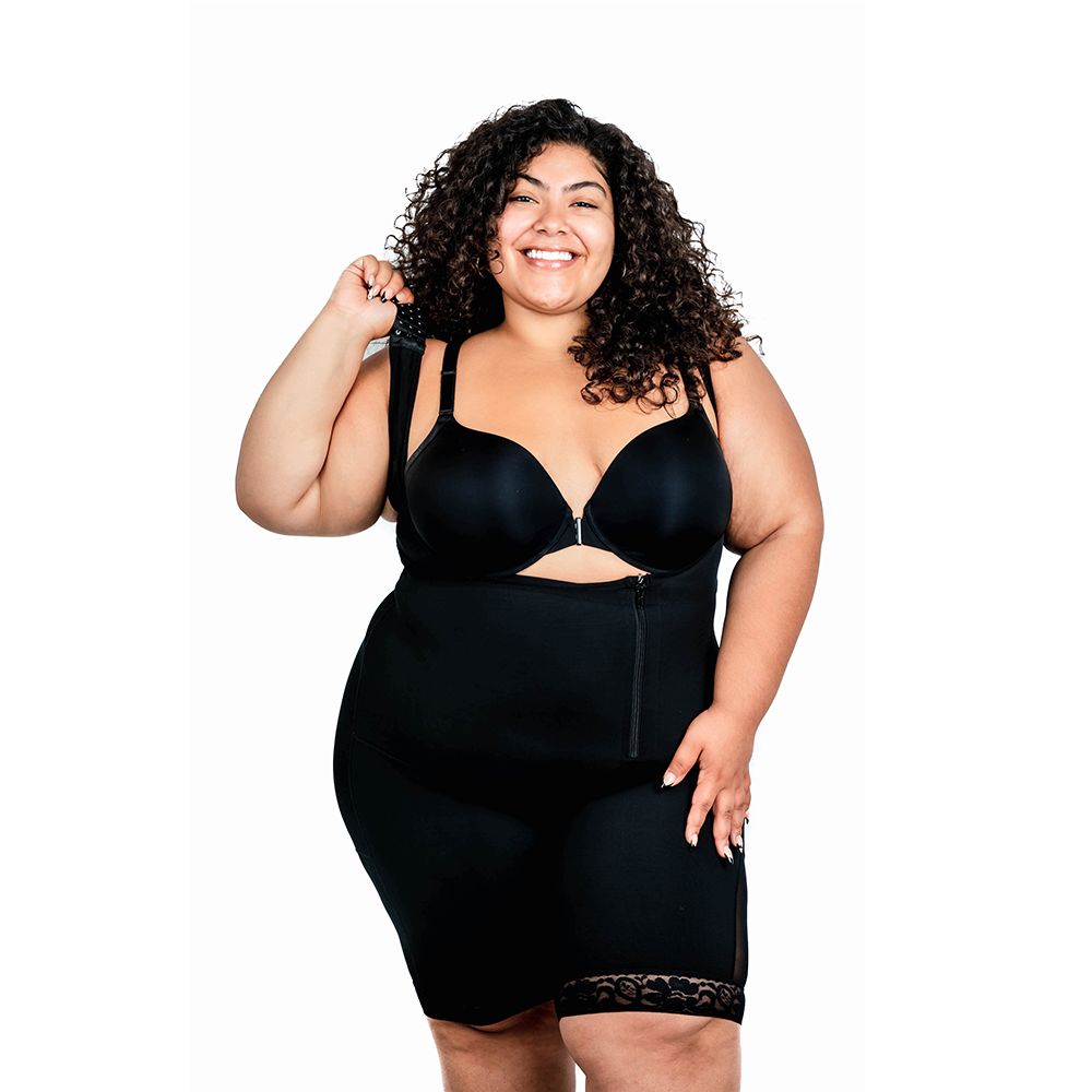 Open-Bust Body Suit