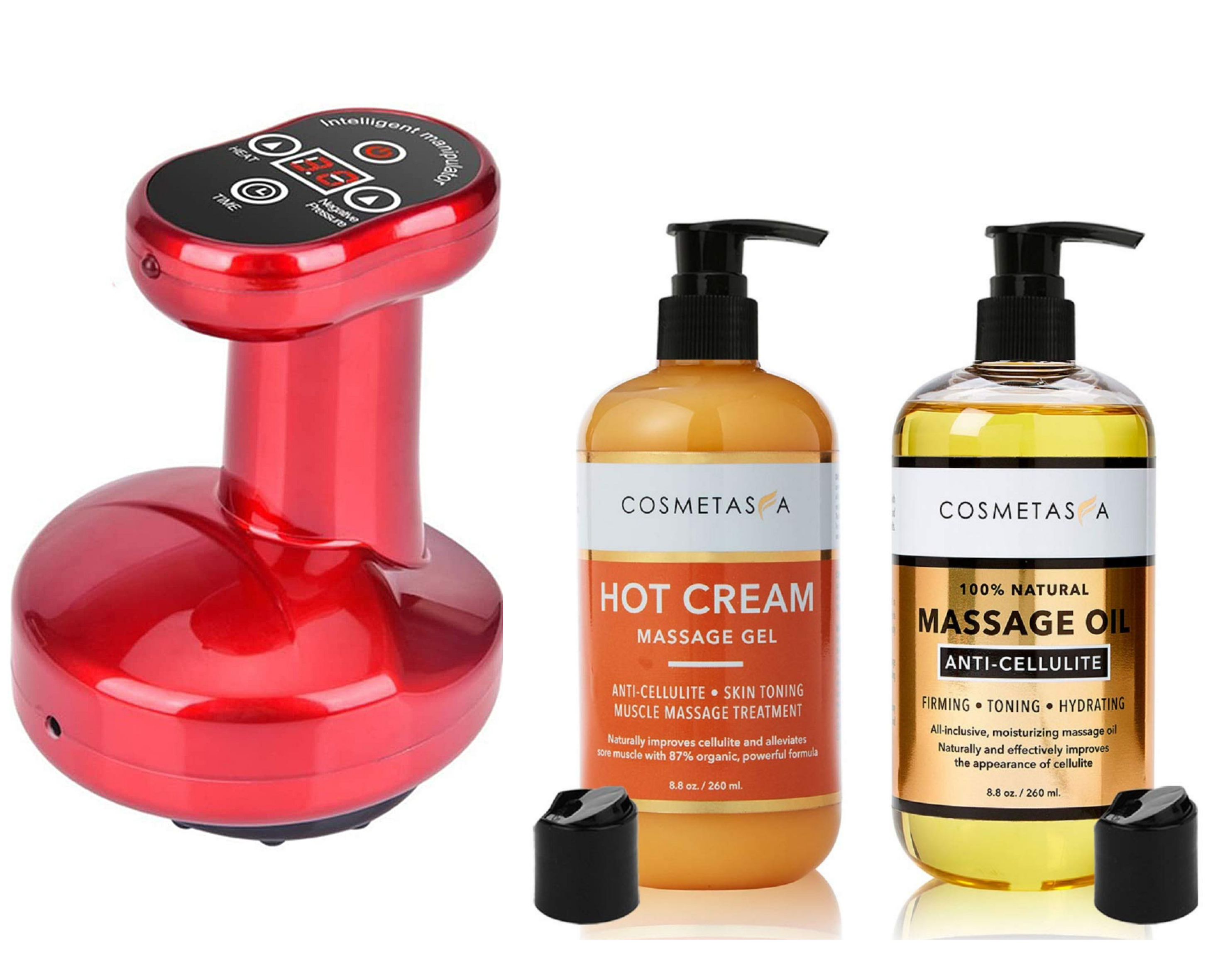 Scrapping Cupping Massager Plus Oil Bundle